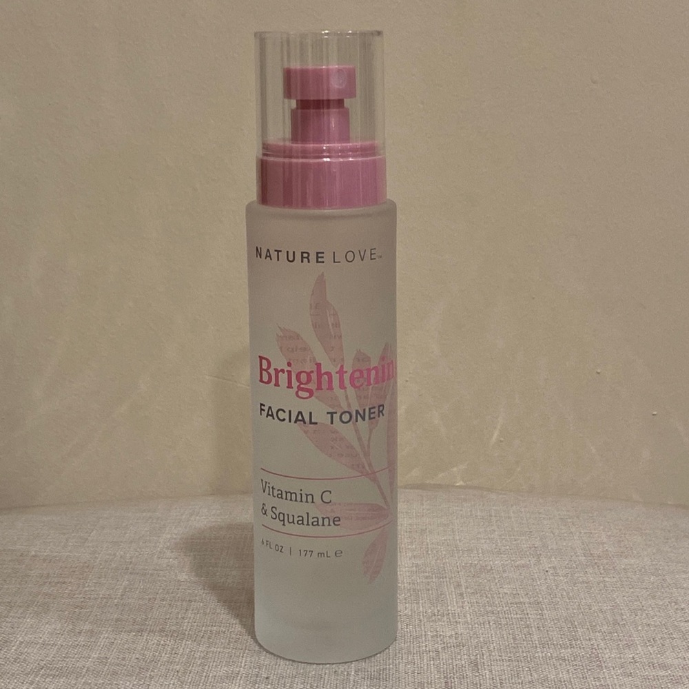 Nature Love Brightening Facial Toner -Vitamin C & Squalane -6 fl oz